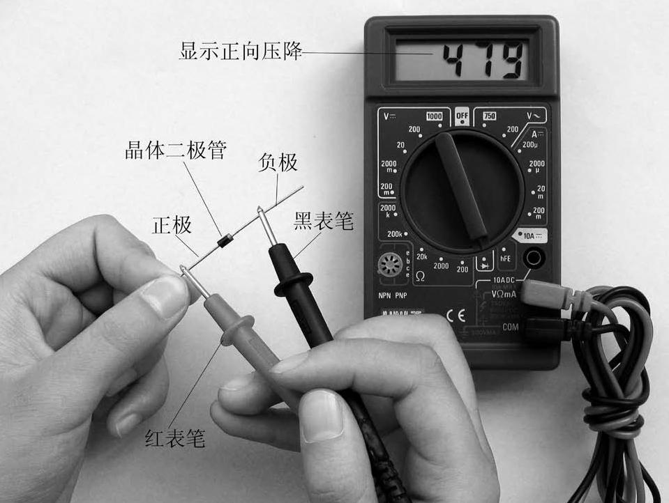 装配电动工具与如何用指针式万用表检测二极管的正负极并判断好坏